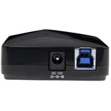 StarTech.com Concentrador USB 3.0 de 4 Puertos - 5Gbps - Ladrón con Puertos de Carga y Sincronización - Hub con 1 Puerto de 2,4A hubs de interfaz USB 3.2 Gen 1 (3.1 Gen 1) Type-B USB 3.2 Gen 1 (3.1 Gen 1) Type-A 5 5