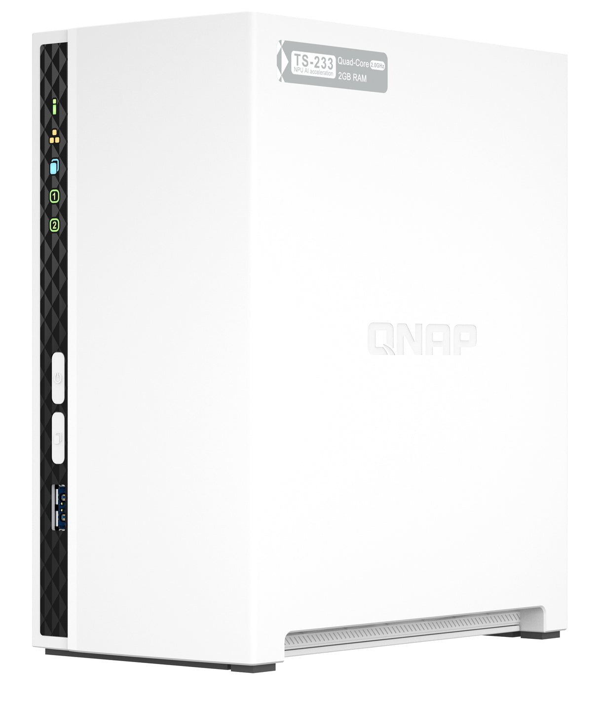 QNAP TS-233 Servidor Serial ATA II, Serial ATA III Serial ATA II, Serial ATA III 2.5,3.5 cm (2.5,3.5") 2.5,3.5 cm (2.5,3.5")