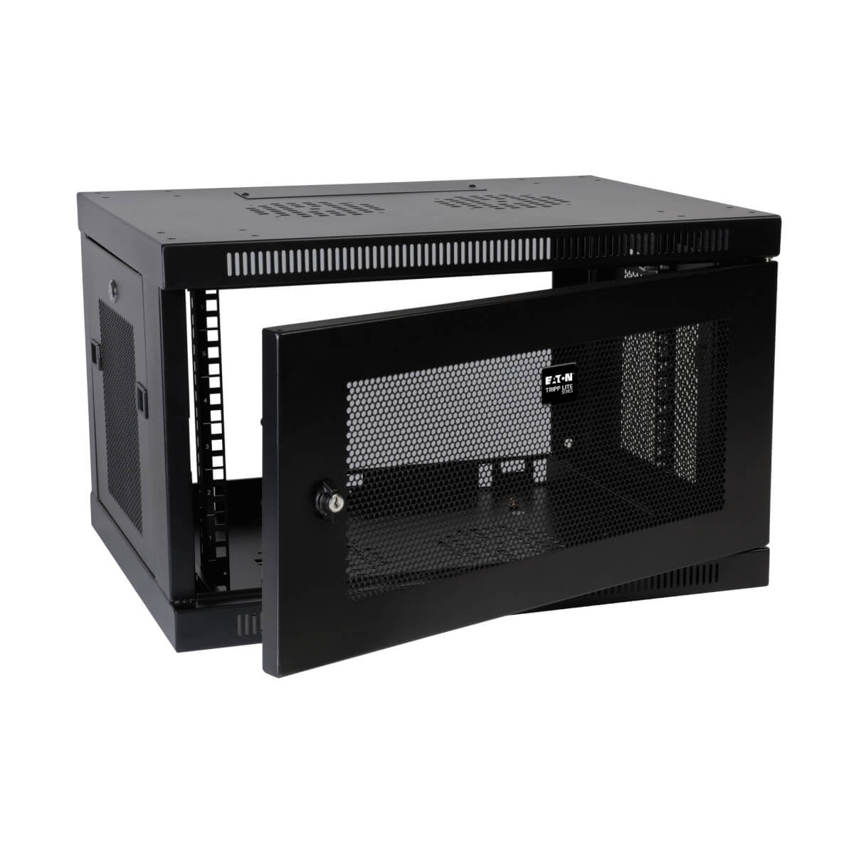 Tripp Lite SRW6U Mini Gabinete SmartRack 6U Bajo Perfil Profundidad de Switch Instalación en Pared, Bastidor de pared, N