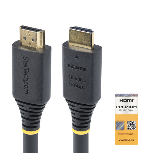 StarTech.com Cable HDMI Activo de Alta Velocidad de 10m - 4K 60Hz/1440p 144Hz - HDR10/HDCP 2.2/ARC - 18Gbps - Cable UHD 