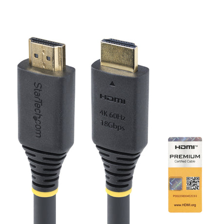 StarTech.com Cable HDMI Activo de Alta Velocidad de 10m - 4K 60Hz/1440p 144Hz - HDR10/HDCP 2.2/ARC - 18Gbps - Cable UHD 