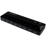 StarTech.com Concentrador USB 3.0 (5Gbps) de 10 Puertos - Ladrón con Puertos de Carga y Sincronización - Hub con 2 Puertos de 1,5A hubs de interfaz USB 3.2 Gen 1 (3.1 Gen 1) Type-B USB 3.2 Gen 1 (3.1 Gen 1) Type-A 10 10