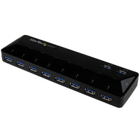 StarTech.com Concentrador USB 3.0 (5Gbps) de 10 Puertos - Ladrón con Puertos de Carga y Sincronización - Hub con 2 Puertos de 1,5A hubs de interfaz USB 3.2 Gen 1 (3.1 Gen 1) Type-B USB 3.2 Gen 1 (3.1 Gen 1) Type-A 10 10