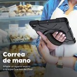 Manhattan 996501 fundas para tablets iPad 10.2" (8th + 9th generation) 25,9 cm (10.2") Carcasa rígida Negro