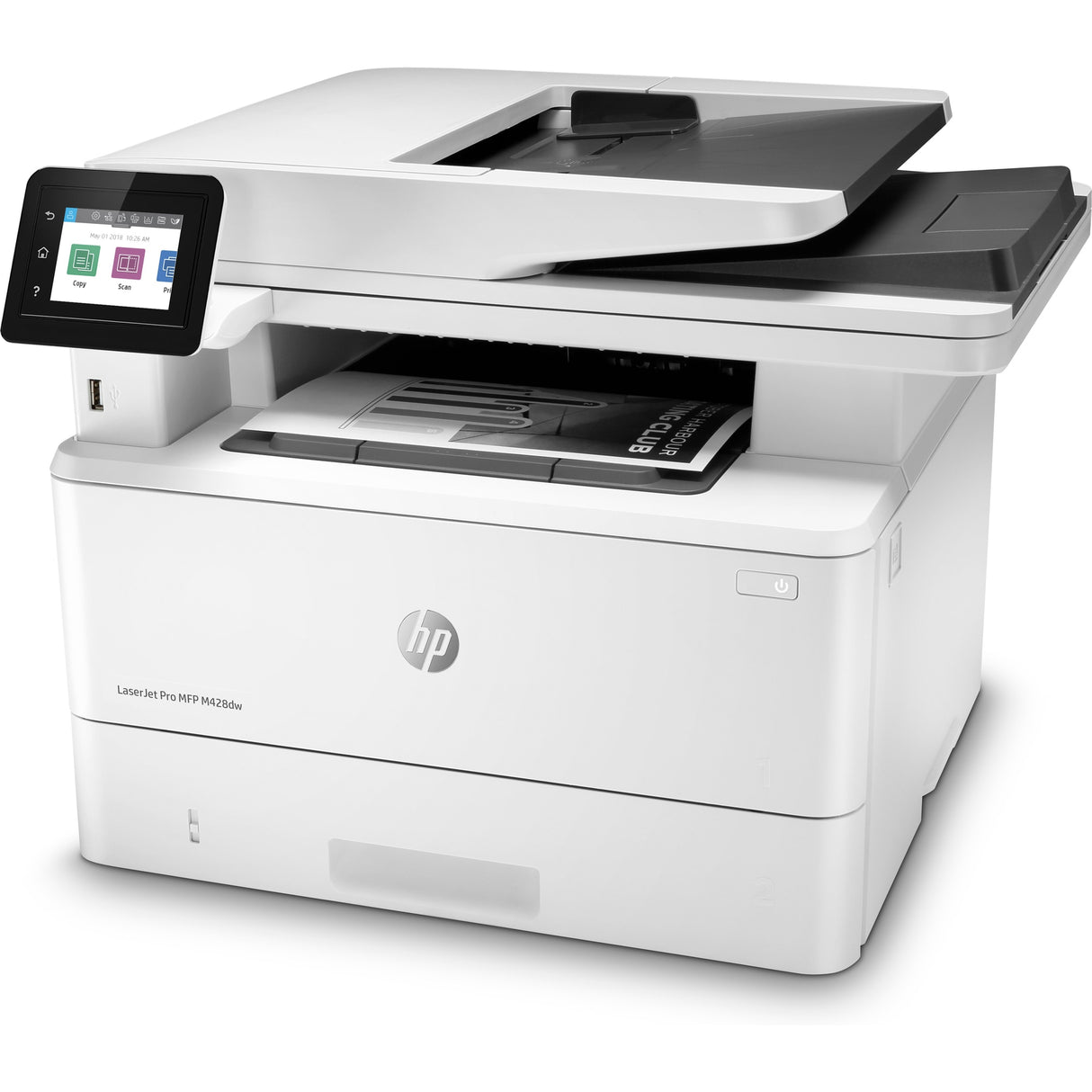 HP LaserJet Pro Impresora multifunción M428dw, Impresión, copia, escaneado y correo electrónico, Escaneo a correo electrónico