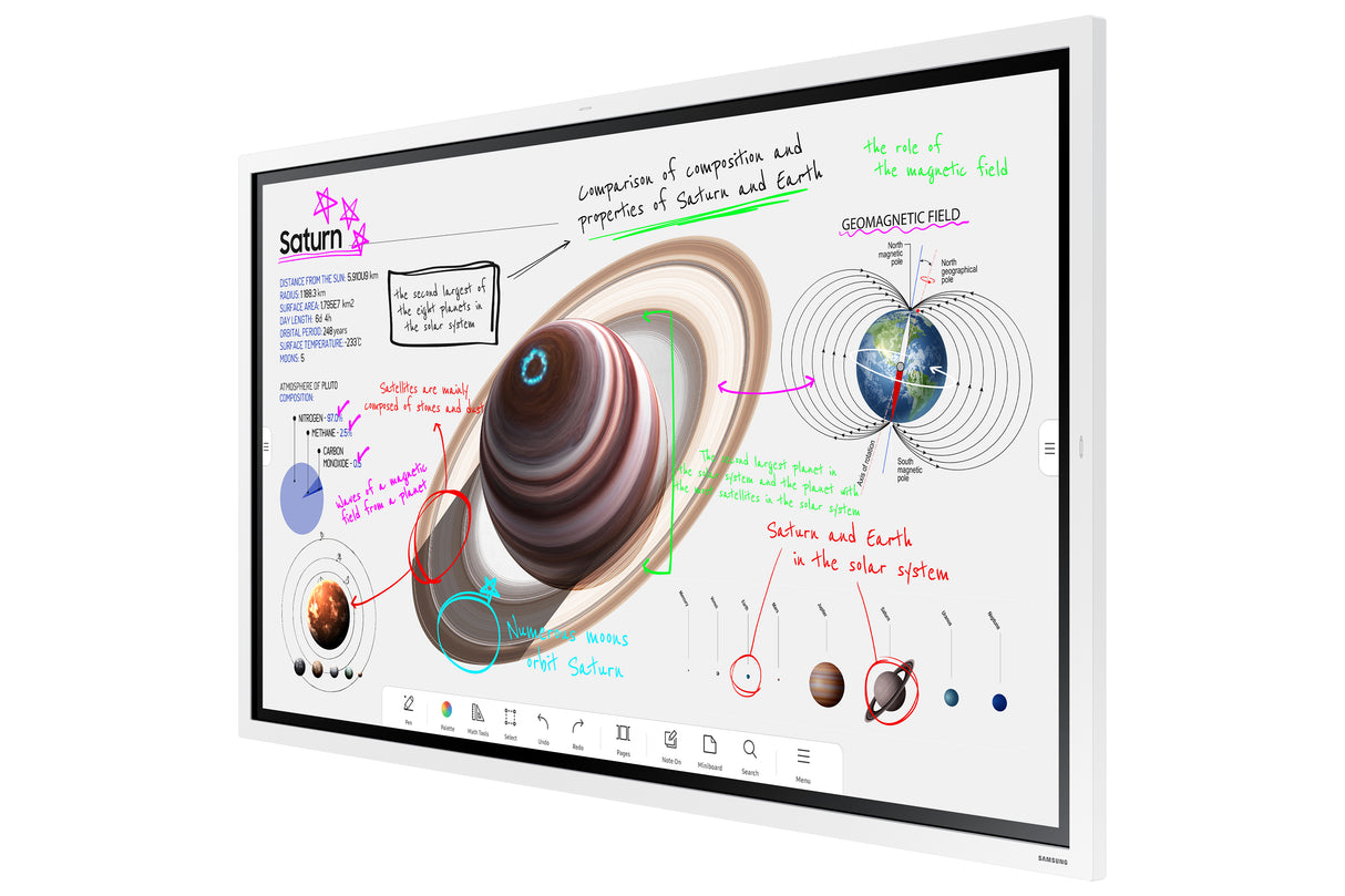 Samsung Flip Pro WM55B pizarras blancas interactivas 139,7 cm (55") 350 cd / m² 3840 x 2160 Pixeles 4K Ultra HD
