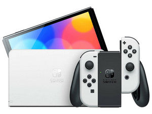 Consola Nintendo Switch OLED White, Wi-Fi, Bluetooth, 7" OLED Screen, Color Blanco