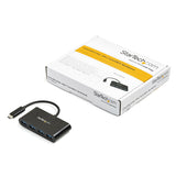 Lenovo Hub Concentrador USB 3.0 (5Gbps) de 4 Puertos - Ladrón USB-C a 4x USB A - Alimentado por el Bus Hubs de interfaz 