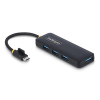 StarTech.com Hub USB-C de 4 Puertos - Ladrón USB Tipo C a 4 Puertos USB-A - Alimentado por el Bus - USB 3.0 de 5Gbps - H