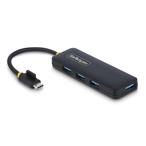 StarTech.com Hub USB-C de 4 Puertos - Ladrón USB Tipo C a 4 Puertos USB-A - Alimentado por el Bus - USB 3.0 de 5Gbps - H