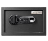 XE Seguridad CFBE-20 caja fuerte Caja fuerte portátil Negro, Cerradura con combinación, Lector de huellas dactilares, Ll