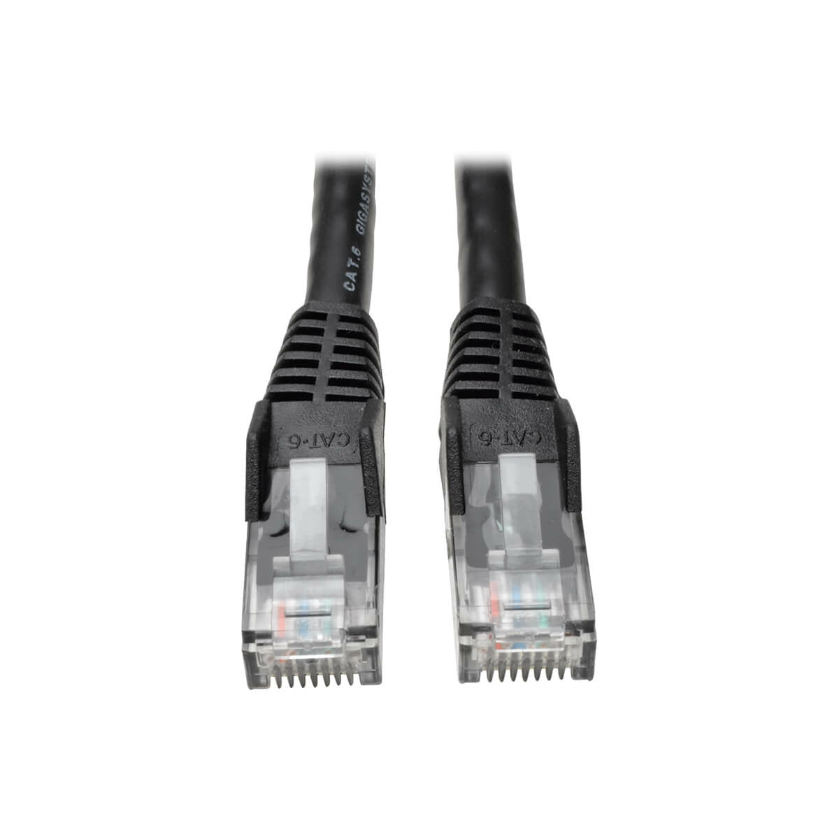Tripp Lite N201-007-BK Cable Ethernet (UTP) Moldeado Snagless Cat6 Gigabit (RJ45 M/M), PoE, Negro, 2.13 m [7 pies]
