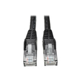 Tripp Lite N201-007-BK Cable Ethernet (UTP) Moldeado Snagless Cat6 Gigabit (RJ45 M/M), PoE, Negro, 2.13 m [7 pies]