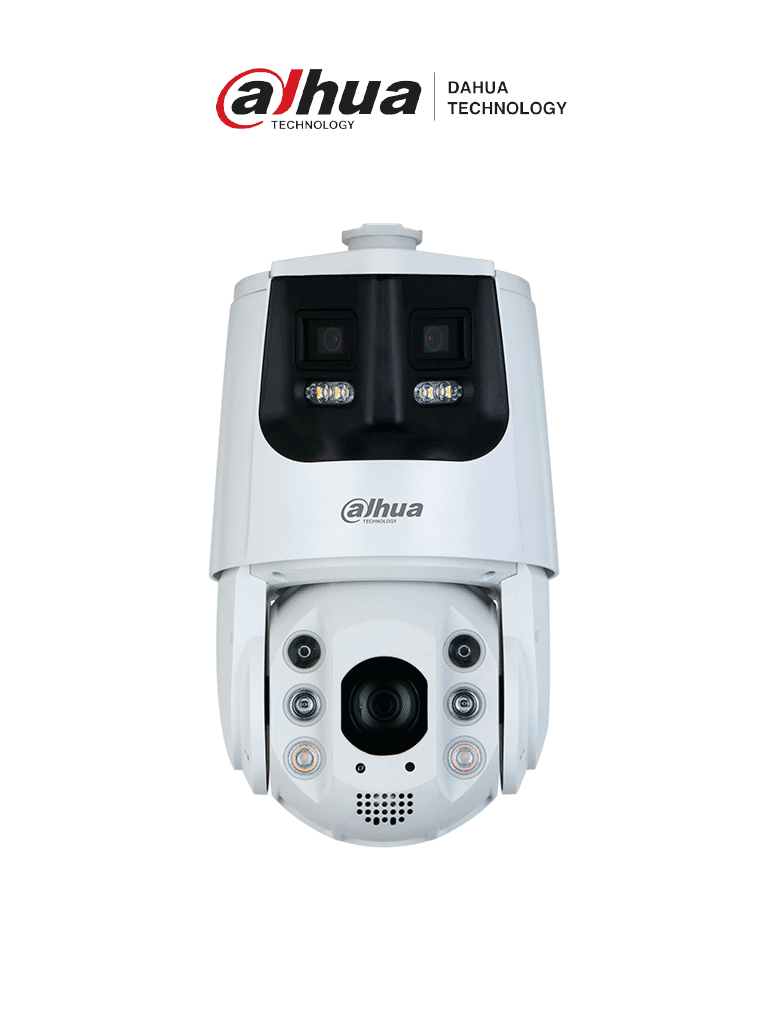 Cámara PTZ Dahua 4MP IP/ Zoom 25X/ Starlight/ IR 200m/ Auto-tracking/ Detección Facial/ IP66/ Disuasión Activa