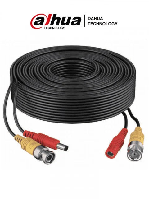 Cable Armado Para Video Y Energia Para Camaras Dahua Dh-Pfm9421-10-5 10 Metros Hasta 4K , Con Conectores Bnc Y De Energia, Uso Exterior E Interior, Cobre De Alta Pureza, Soporta Ahd,Cvi,Tvi,Cvbs FullOffice.com 