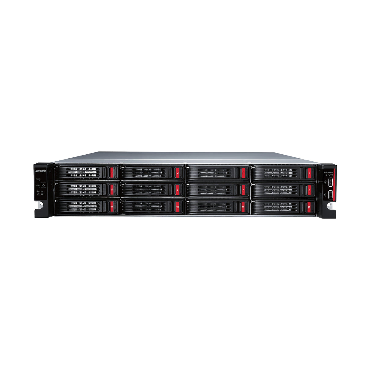 Buffalo TS71210RH24012 - Buffalo TeraStation TS71210 NAS Bastidor (2U) Intel® Xeon® 16 GB DDR4 240 TB Unidad de disco duro Negro, Gris