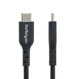 StarTech.com Cable de Carga USB-C de 2m - Cable USB Tipo C - Cable de Carga para Ordenador Portátil USB Tipo C USB 2.0 - PD de 60W 3A - Cubierta de TPE - Cable de Datos USB-C - Macho a Macho Cable USB 2.0 USB C USB C Macho