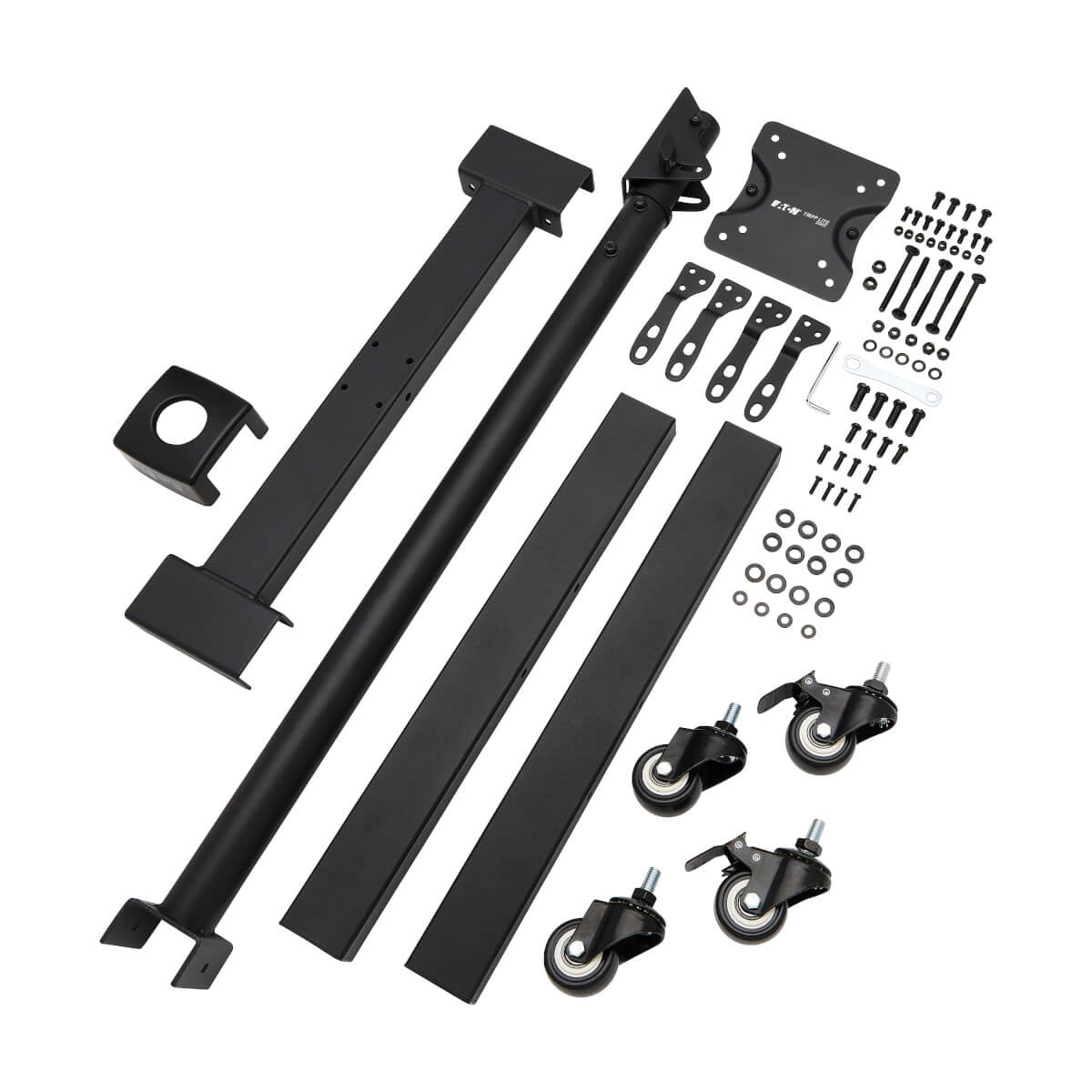 Tripp Lite DMC1342S Soporte Móvil para TV - Altura Ajustable, TVs y Monitores de 13" a 42", Ruedas con Freno, Negro