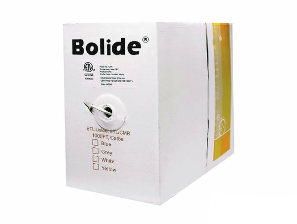 Bolide BP0033/CMR/CAT5E-WHITE cable de red Blanco 304,8 m U/UTP (UTP)