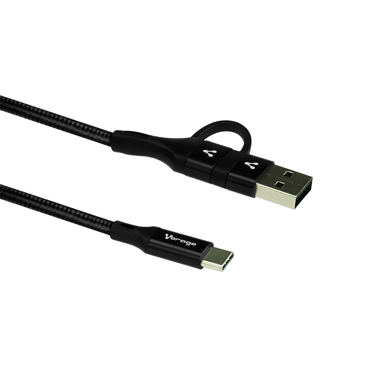 Vorago CAB-126 cable USB 1 m USB A/USB C USB C 60 W Negro