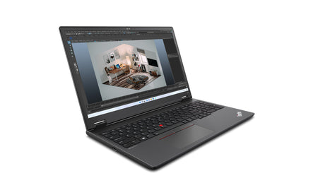 Lenovo ThinkPad P16v Gen 1 (AMD) Laptop Thunder black Portátil Negro Concha
