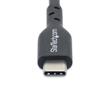 StarTech.com Cable de Carga USB-C de 2m - Cable USB Tipo C - Cable de Carga para Ordenador Portátil USB Tipo C USB 2.0 - PD de 60W 3A - Cubierta de TPE - Cable de Datos USB-C - Macho a Macho Cable USB 2.0 USB C USB C Macho