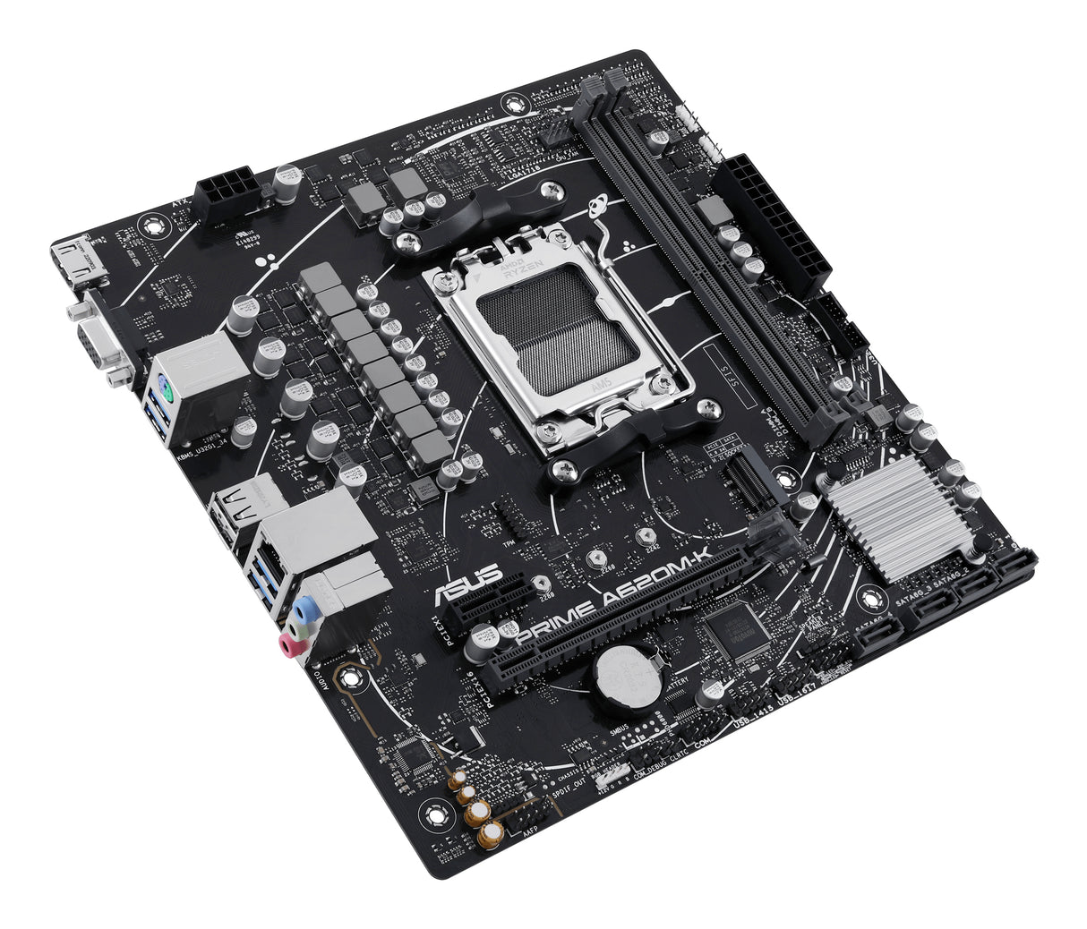 ASUS PRIME A620M-K placas base AMD Zócalo AM5 AMD Ryzen 7000 Series Zócalo AM5