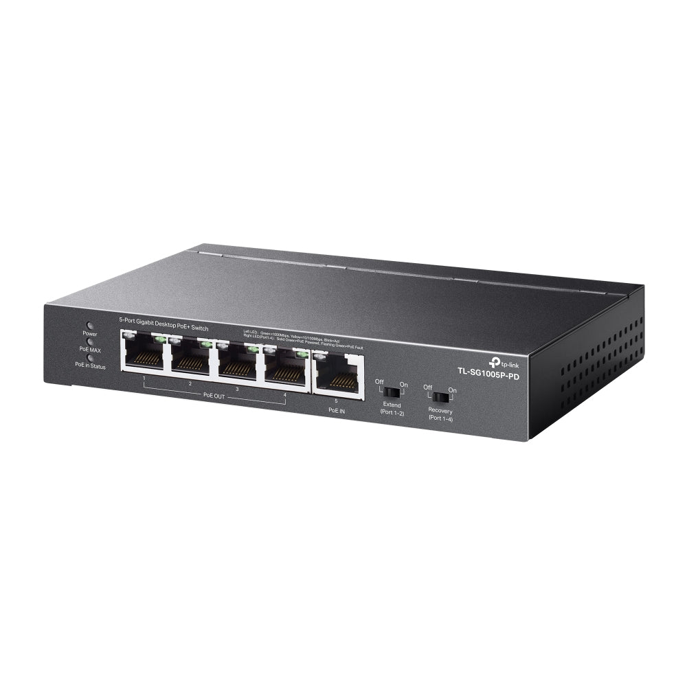 TP-Link TL-SG1005P-PD dispositivo de redes Si 5 Gigabit Ethernet (10/100/1000) Si
