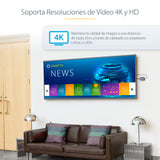 StarTech.com Extensor HDMI por Cat5 HDBaseT - POC Power over Cable - Ultra HD 4K audio/vídeo extendedores Transmisor y receptor de señales AV 4096 x 2160 Pixeles Cat5e, Cat6 70 m