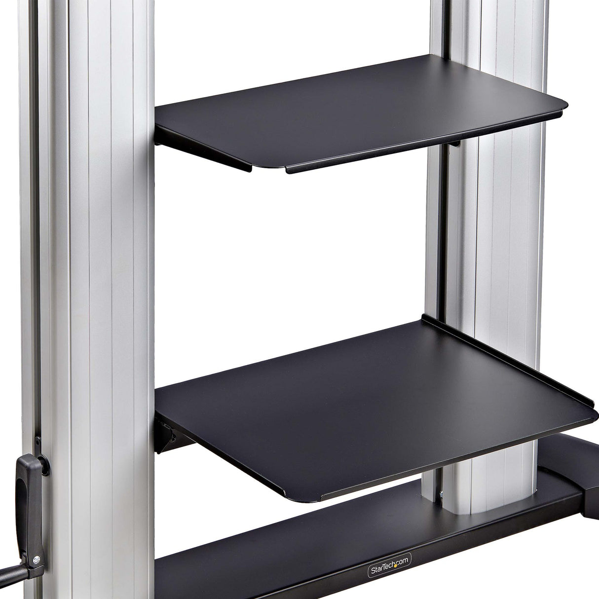 StarTech.com Carrito Soporte Móvil con Ruedas para TV de Pantalla Plana de 60 a 100 Pulgadas o 100kg - Soporte Rodante A
