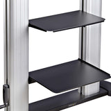 StarTech.com Carrito Soporte Móvil con Ruedas para TV de Pantalla Plana de 60 a 100 Pulgadas o 100kg - Soporte Rodante A