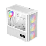 DeepCool CH560 DIGITAL WH carcasas ordenador ABS, Acero, Vidrio templado Midi Tower PC Blanco