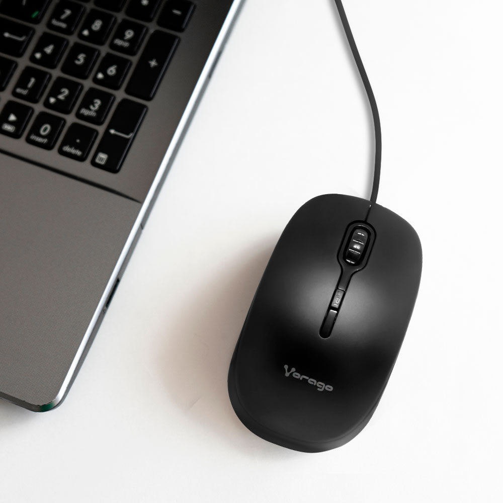 Vorago MO-100 ratón USB tipo A Óptico 1000 DPI