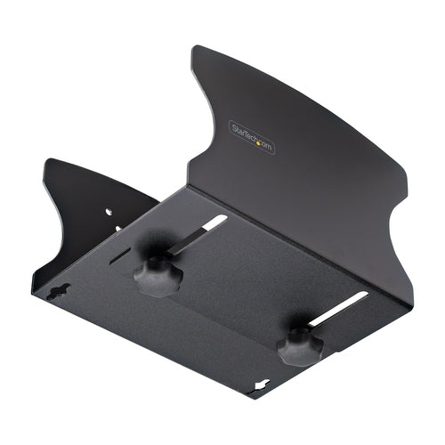 StarTech.com Bracket Soporte de Montaje en Pared para PC - Soporta CPU de hasta 18kg - Ajustes sin Herramientas de 5cm a