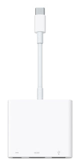 Apple MW5M3AM/A nodo concentrador USB Tipo C Blanco, HDMI, USB 3.2 Gen 1 (3.1 Gen 1) Type-A, USB 3.2 Gen 1 (3.1 Gen 1) T