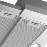 Whirlpool WHT9030S campana Semintegrada (extraíble) Gris