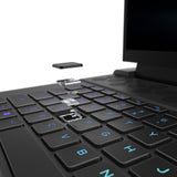 Alienware m16 R1 Laptop Dark Metallic Moon Portátil Negro Concha
