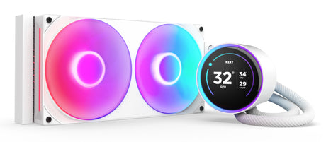 NZXT Kraken Elite 280 RGB Procesador Refrigerador de líquidos todo en uno 14 cm Blanco 1 pieza(s)