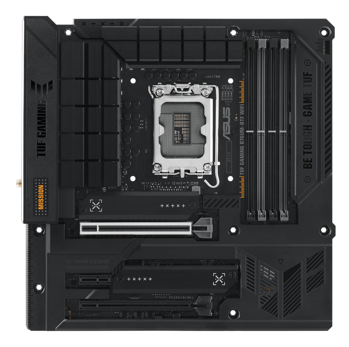 ASUS TUF GAMING B760M-BTF WIFI placas base Intel LGA 1700 LGA 1700 DDR5-SDRAM