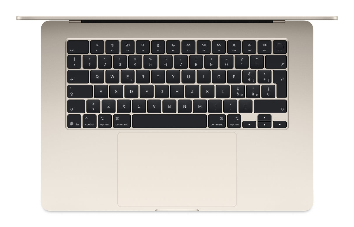 Apple MacBook Air Apple M M4 Computadora portátil 38.9 cm (15.3") 16 GB 256 GB SSD Wi-Fi 6E (802.11ax) macOS Sequoia Bei