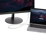 StarTech.com Cable Thunderbolt 3 Pasivo de 1m - 20Gbps - PD 100W - Vídeo 4K - Cable Thunderbolt - Certificado Thunderbolt - Compatible con USB4 / Modo Alt DP - Thunderbolt 4 - USB 3.2 - USB-C - Blanco Cable Masculino Masculino 1 m 20 Gbit/s