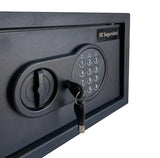 XE Seguridad CFDH-20 caja fuerte Caja fuerte portátil Negro, Cerradura con combinación, Llave, Piso/pared