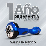 PATINETA ELÉCTRICA VORAGO HB-200 AZUL KIT KART 6.5" ANTIFUEGO