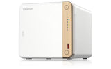 QNAP TS-462-4G Servidor 0 GB Serial ATA III 3.5,M.2,2.5 cm (3.5,M.2,2.5") 2