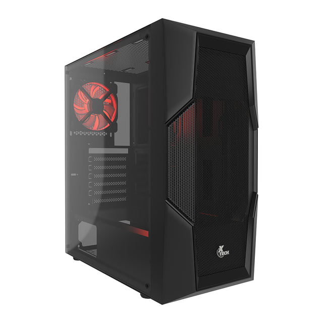 Xtech XT-GMR4 gabinete de computadora Midi Tower Negro, ATX, Micro ATX, SPCC