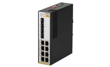 H3C IE4300-12P-PWR Gestionado L2 Gigabit Ethernet (10/100/1000) Energía sobre Ethernet (PoE) DIN rai
