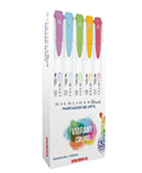 Zebra 403VBTPNE005 marcadores permanentes Punta fina Colores surtidos Colores surtidos 5 pieza(s)