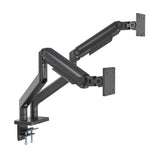 Manhattan Soporte doble de sobremesa para TV/monitores (Articulado con muelle), para pantallas de 13" a 45", f