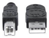 Manhattan Cable para Dispositivos USB B de Alta Velocidad Cable USB 2.0 USB A USB B Macho