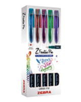 Zebra 9001-56 pluma estilográficas Colores surtidos Plástico Colores surtidos Si